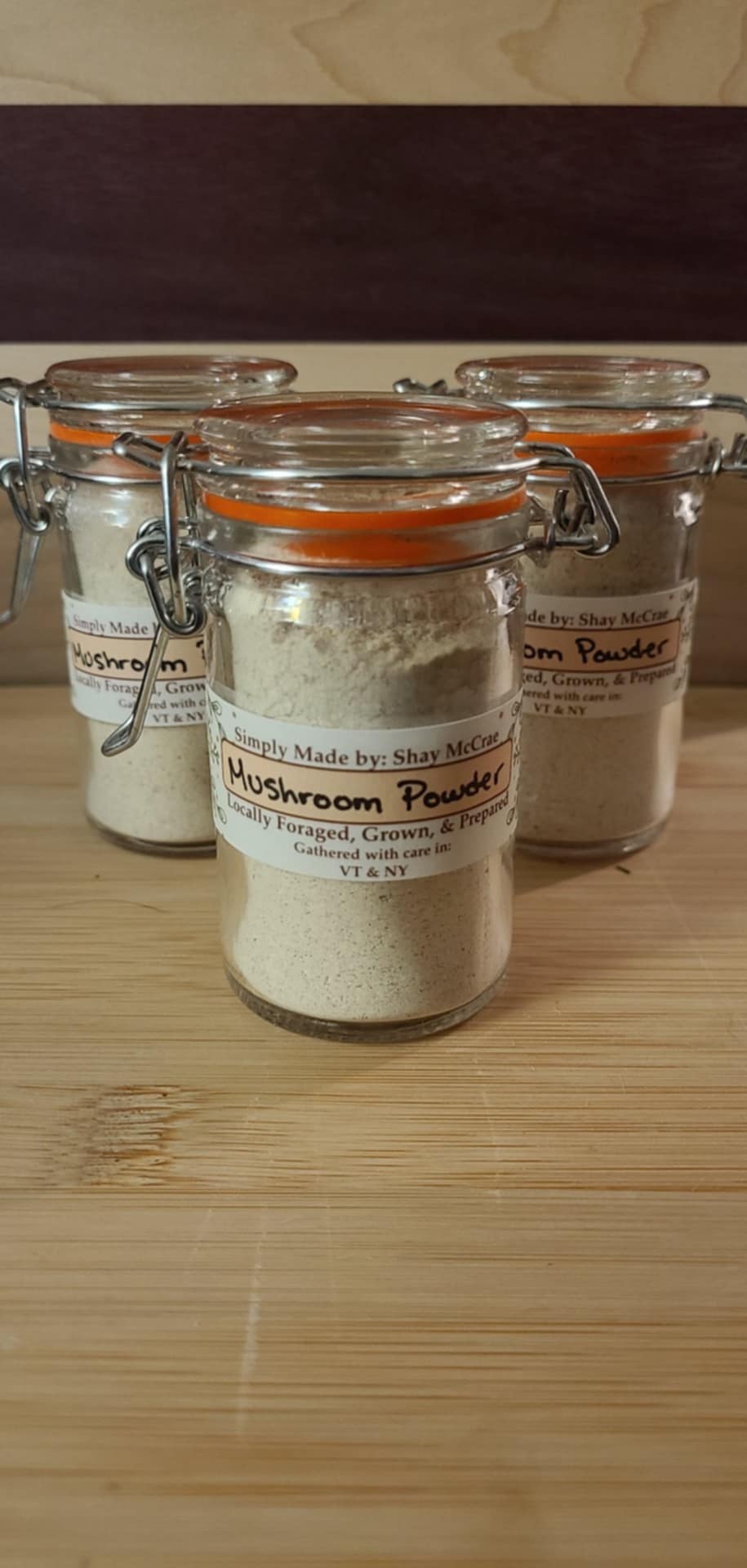 Mushroom Powder - Dried Dryad Saddle Mushrooms