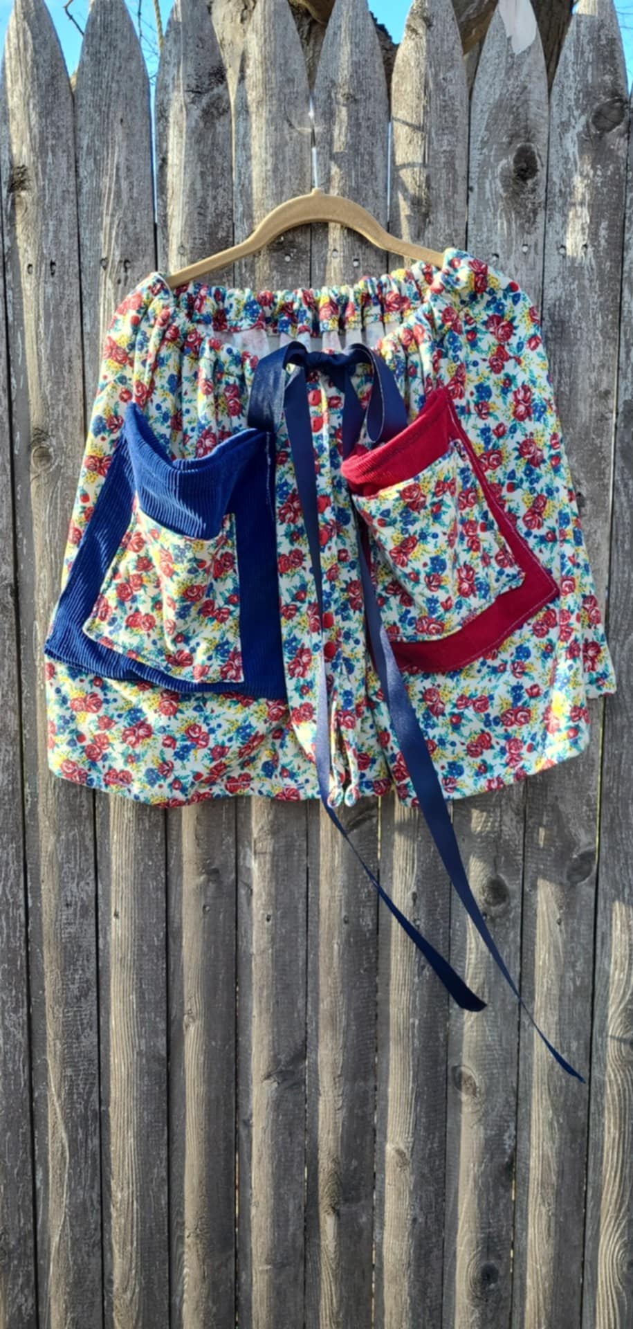 Floral Draw String Skirt - Adjust the Size to Fit You